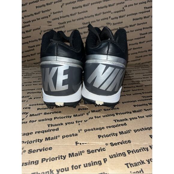 Nike Football Cleats 511292-009 Land Shark Black Metallic Silver Size Mens US 10 main image 11